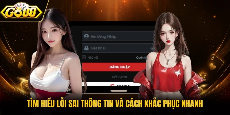 Tìm hiểu lỗi sai thông tin và cách khắc phục nhanh